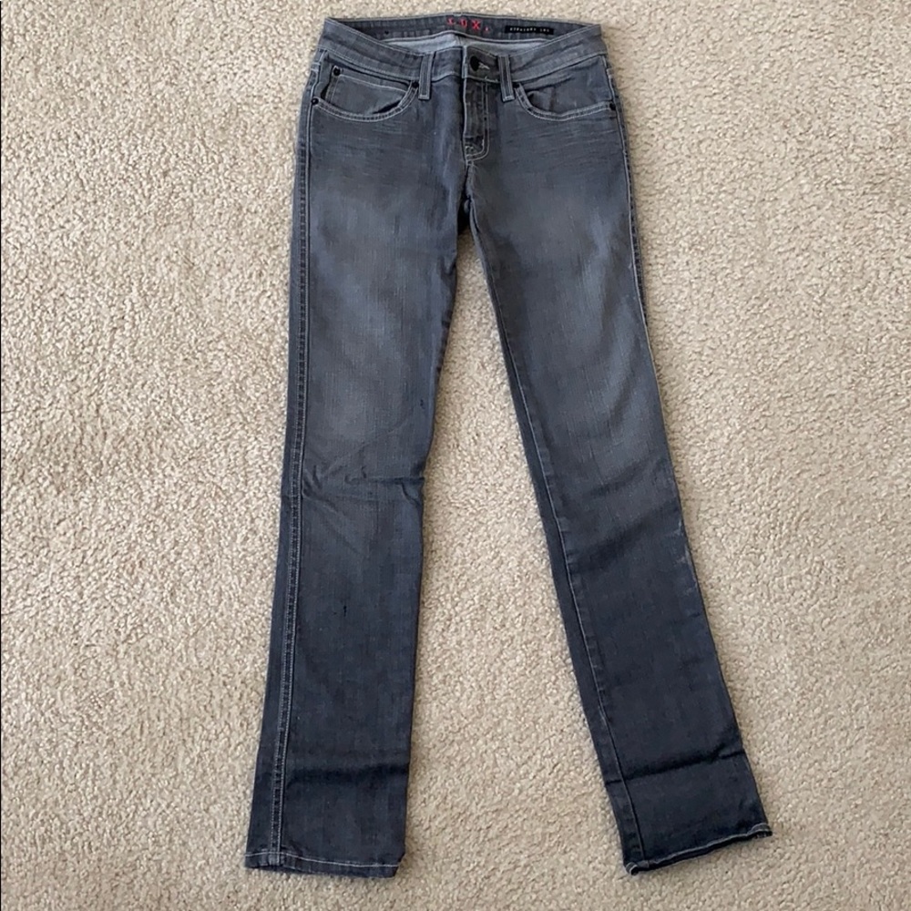 LUX grey boot cut jeans